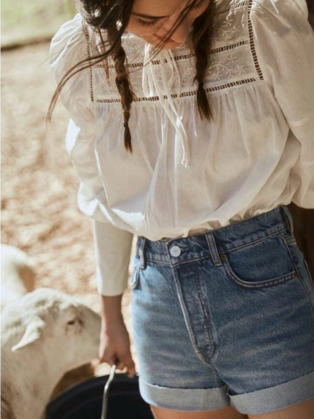 Reformation Denim Shorts